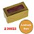 10 Caixas Laminadas Com Visor Para 2 Doces Ouro 8x4x4cm Brigadeiros Encomendas Presentes Natal C4667 Ideia - Imagem 4