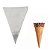 SACO P/ CONE INCOLOR MÉDIO 14X23CM PCT C/ 50 UN LUCKY FEST - Imagem 1