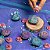 Kit 12 Carimbos Signos Zodíaco Rosa Bebê 2cm Blue Star - Imagem 3