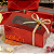 10 Caixas Laminadas Vermelha Com Visor Para 2 Doces Embalagem 8x4x4cm Presentes Encomendas Natal Festa C4677 Ideia - Imagem 4