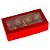 10 Caixas Laminada Vermelha Com Visor Para 8 Doces Embalagem 16x8x4cm Presentes Encomendas Festa NatalC4680 Ideia - Imagem 5