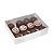 10 CAIXAS BASIC P/ 12 DOCES 4X16X12CM BRANCO C4653 IDEIA - Imagem 1
