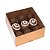 10 CAIXAS BASIC P/ 09 DOCES 4X12X12CM KRAFT C4661 IDEIA - Imagem 1