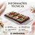 5 Embalagens Tablete Slim Cristal Barra De Chocolate Presente Dia Dos Namorados Mães Flip 0779 - Imagem 3