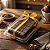 5 Barras Slim Cristal Para Chocolate Tablete Gourmet Personalizável Presentes Flip - Imagem 1