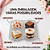 05 Embalagem Flip Sweet Cake Bolha Cristal Para 4 Doces Donuts - Imagem 6