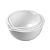 BOWL MULTIUSO - BRANCO PLÁSTICO C/ 03 UN CROMUS - Imagem 1