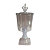 TAÇA BOMBONIERE CRYSTAL COM TAMPA VIA CHA - Imagem 1