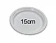 PRATO 15cm BRANCO PCT C/10 UN. - PLASTIK - Imagem 1