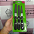 Kit 3 Espátulas em Inox para Decorar Bolos Preto Prime Chef - Imagem 2