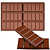 Forma Barra de Chocolate Nº1 Silicone 6 Cavidades Prime Chef - Imagem 4