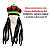 Kit Fantasia Reggae Bob Marley Adulto c/ 2 pcs Cromus - Imagem 2