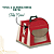 CAIXA PANETONE CHARM NATALINO 19x19x16,5 500G C/10 UN CROMUS - Imagem 5