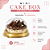 10 Mini Cake Box Redonda Ouro Embalagem Lembrancinhas Pão De Mel Flip 1739 - Imagem 5