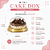 10 Mini Cake Box Redonda Ouro Embalagem Lembrancinhas Pão De Mel Flip 1739 - Imagem 4