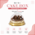 10 Mini Cake Box Redonda Ouro Embalagem Lembrancinhas Pão De Mel Flip 1739 - Imagem 2