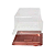 MINI CAKE BOX QUADRADA ROSÉ GOLD C/ 10UN FLIP - Imagem 1