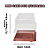 MINI CAKE BOX QUADRADA ROSÉ GOLD C/ 10UN FLIP - Imagem 2