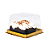 MINI CAKE BOX QUADRADA OURO C/ 10UN FLIP - Imagem 5