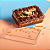 CAKE BOX CRISTAL RETANGULAR C/ TAMPA 500ML BLUE STAR - Imagem 6