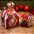 05 CAIXAS MINI PANETONE C/ALÇA NATAL NOEL C5125 IDEIA - Imagem 3
