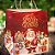 05 SACOLAS P/ PRESENTE NATAL ENCANTADO C5201 IDEIA - Imagem 3