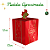10 CAIXAS P/ DOCES POP UP NATAL CLASSICO C5130 IDEIA - Imagem 2