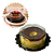 05 Embalagens Margarida Preto 240ml Sobremesas Bolos Pudim Tortas Flip 0949 - Imagem 1