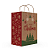 10 SACOLAS PFM NATAL KRAFT C5096 IDEIA - Imagem 1