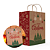 10 SACOLAS P NATAL KRAFT IDEIA C5092 IDEIA - Imagem 1