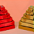 10 CAIXAS LAMINADA C/ VISOR 10 DOCES OURO C4672 IDEIA - Imagem 4