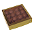 10 CAIXAS LAMINADA C/ VISOR 16 DOCES OURO C4675 IDEIA - Imagem 1