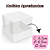 10 CAIXAS TAMPA TRANSP ESSENCIAL BRANCO 6X6,5 C4828 IDEIA - Imagem 2