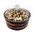 CAKE BOX PARIS REDONDA 2,200L TRANSPARENTE LSC TOYS - Imagem 4