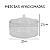 Cake Box Paris Redonda 2,200L Com Tampa Transparente Para Sobremesas Doces Tortas Festa LSC Toys - Imagem 4
