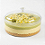 Cake Box Paris Redonda 2,200L Com Tampa Transparente Para Sobremesas Doces Tortas Festa LSC Toys - Imagem 5