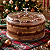 Cake Box Paris Redonda 2,200L Com Tampa Transparente Para Sobremesas Doces Tortas Festa LSC Toys - Imagem 2
