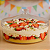 Cake Box Paris Redonda 1,100L Transparente Com Tampa Resistente Para Sobremesas Doces Salgados Festa Lsc Toys - Imagem 7