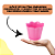 CACHEPOT DE PLÁSTICO FLOR LSC TOYS - Imagem 2