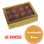 CAIXA LAMINADA C/ VISOR (12 DOCES) OURO C4673 - PCT C/ 10 UNIDADES - Imagem 4