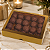 10 Caixas Laminadas Ouro Com Visor Para 20 Doces Embalagem 20x16x4cm Brigadeiros Presente Natal C4676 Ideia - Imagem 5