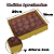CAIXA LAMINADA C/ VISOR (20 DOCES) OURO C4676 - PCT C/ 10 UNIDADES - Imagem 2