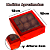 CAIXA LAMINADA C/ VISOR (09 DOCES) VERMELHO - PCT C/ 10 UNIDADES 4681 - Imagem 2