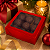 10 Caixas Laminada Com Visor Para 9 Doces Vermelho Embalagem 12x12x4cm Presentes Natal Encomendas C4681 Ideia - Imagem 5