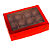 CAIXA LAMINADA C/ VISOR (12 DOCES) VERMELHO C4683- PCT C/ 10 UNIDADES - Imagem 1