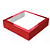 CAIXA LAMINADA C/ VISOR (16 DOCES) VERMELHO C4685 - PCT C/ 10 UNIDADES - Imagem 3