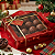 10 Caixas Laminada Com Visor Para 16 Doces Vermelho Embalagem 16x4cm Presentes Encomendas Natal Festa C4685 Ideia - Imagem 5