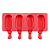FORMA SORVETE MAGNUM MINI VERMELHO PRIME CHEF - Imagem 1