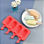 FORMA SORVETE MAGNUM MINI VERMELHO PRIME CHEF - Imagem 4