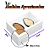 5 CX DEGUSTACAO 2X50G BRANCO PASCOA ESSENCIAL C5308 IDEIA - Imagem 2